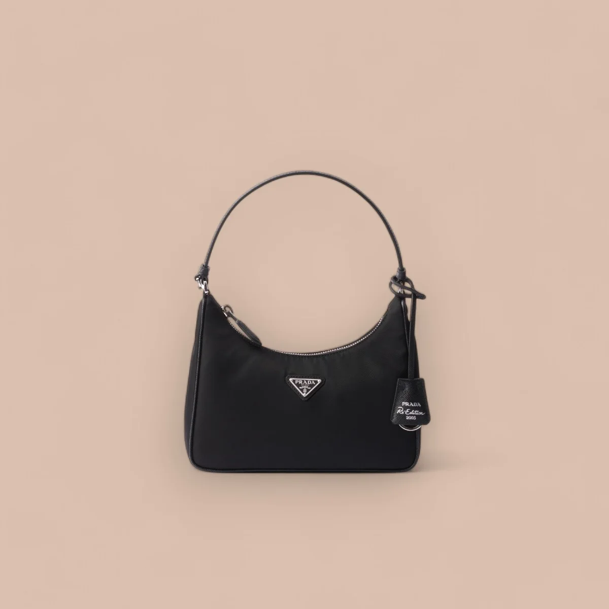 Prada Re-Ed 1N204M 小號黑色尼龍單肩包 1 Prada Re-Ed 1N204M 小號黑色尼龍單肩包