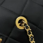 Prada Re-Nylon 1BG529 中號黑色尼龍托特包：圖片 7