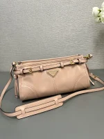 Prada Shine 1BH215 小號黑色皮革肩背包：圖片 8