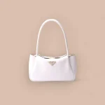 Prada Classic 1BA444 小號黑色皮革手提包
