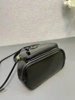 Prada Duet 1BH038 中號黑色再生尼龍水桶包：圖片 7