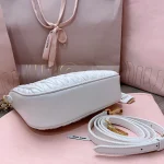 MiuMiu Matelassé納帕軟皮掛肩袋-5BH211：圖片 9