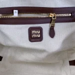 MiuMiu 麂皮Beau手袋包包-5BB117：圖片 13