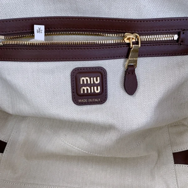 MiuMiu 麂皮Beau手袋包包-5BB117：圖片 13