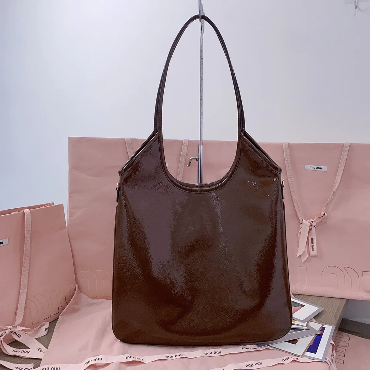 MiuMiu Ivynaplakpateleatherbag-5BG231 4 MiuMiu Ivynaplakpateleatherbag-5BG231