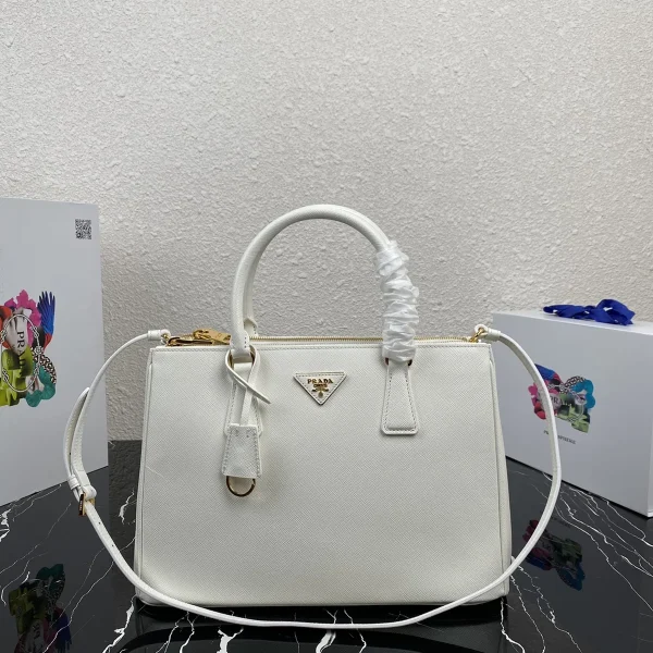 Prada Galleria 1BA274 大號黑色皮革托特包：圖片 2