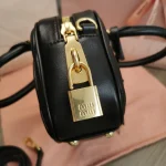 MiuMiu Arcadiematelassé納帕皮革手袋包包-5BB123：圖片 8