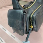 MiuMiu 納帕軟皮Pocket手袋包包-5BC146：圖片 16