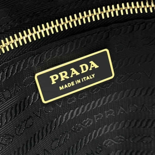 Prada Re-Nylon 1BG529 中號黑色尼龍托特包：圖片 9