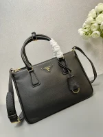 Prada Galleria 1BA863 中號黑色皮革單肩包：圖片 4