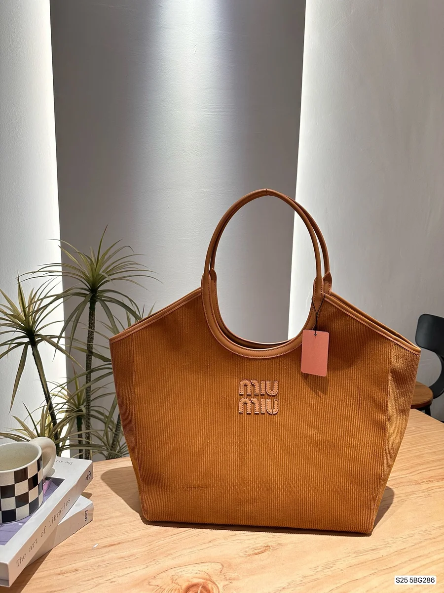 MiuMiu IVY燈芯絨手提袋-5BG286 2 MiuMiu IVY燈芯絨手提袋-5BG286