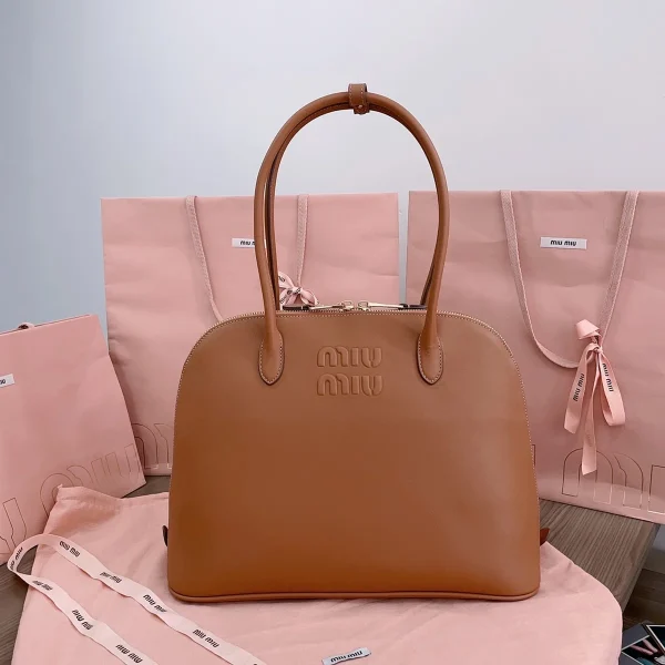 MiuMiu 皮革手袋包包-5BA289：圖片 8