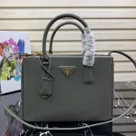 Prada Galleria 1BA863 中號粉色小牛皮托特包：圖片 2