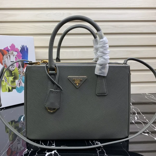 Prada Galleria 1BA863 中號粉色小牛皮托特包：圖片 2