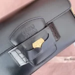 MiuMiu Penny皮革手袋包包-5BD270：圖片 13