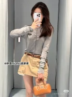MiuMiu Arcadie皮革迷你袋-5BP088：圖片 3