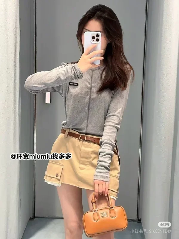 MiuMiu Arcadie皮革迷你袋-5BP088：圖片 3