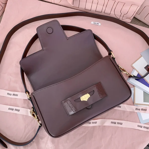 MiuMiu Penny皮革手袋包包-5BD270：圖片 9