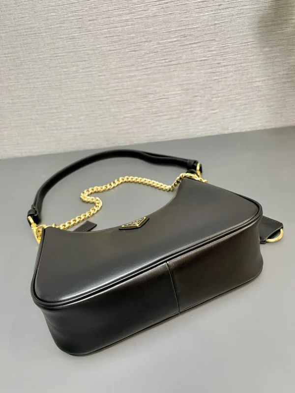 Prada Re-Nylon 1BC204 小號黑色尼龍單肩包：圖片 7
