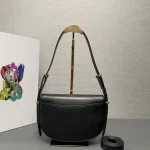 Prada Classic 1BD365 小號黑色皮革單肩包：圖片 3