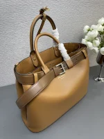 Prada Classic 1BA416 大號白色皮革托特包：圖片 7