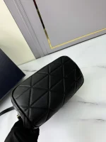 Prada Symbole 1BG548 小號黑色皮革托特包：圖片 8
