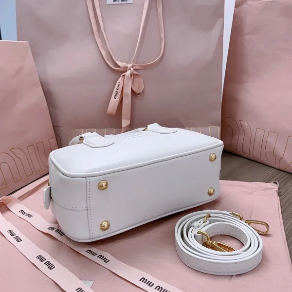 MiuMiu Arcadie皮革手袋包包-5BB142：圖片 11