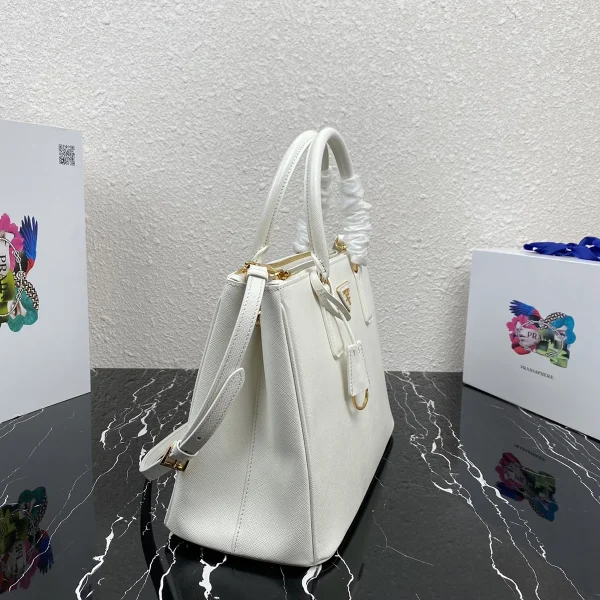 Prada Galleria 1BA274 大號黑色皮革托特包：圖片 4