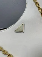 Prada Re-Edit 1BH204 小號粉色皮革單肩包：圖片 7