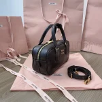 MiuMiu Arcadie皮革手袋包包-5BB142：圖片 6
