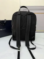 Prada ReN 2VZ104 中號黑色尼龍後背包：圖片 3