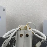 Prada Galleria 1BA906 小號黑色漆皮手提包：圖片 8
