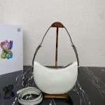 Prada Arqué 1BC194 小號粉色漆皮單肩包：圖片 3