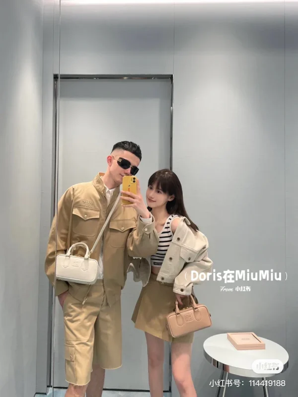 MiuMiu Arcadie皮革手袋包包-5BB142：圖片 6