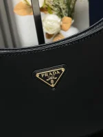 Prada Cleo 1BC499 小號黑色皮革單肩包：圖片 4