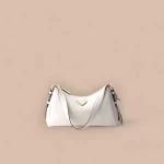 Prada Aimée 1BC229 中號灰色皮革單肩包