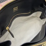 MiuMiu FROMTHERUNWAYAveure納帕皮革手挽手袋包包-5BB168：圖片 9