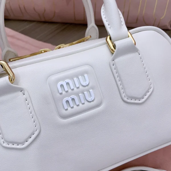 MiuMiu Arcadie皮革手袋包包-5BB142：圖片 12