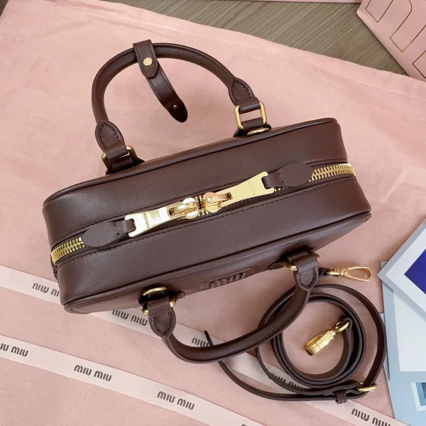 MiuMiu Arcadie皮革手袋包包-5BB142：圖片 11