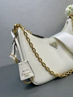 Prada Re-Ed 1BH204 小號粉色尼龍單肩包：圖片 5