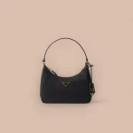 Prada Re-Edition 1N204M 小號黑色尼龍單肩包