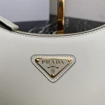 Prada Arqué 1BC194 小號粉色漆皮單肩包：圖片 5