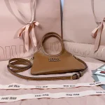 MiuMiu IVY皮革手袋包包-5BA281：圖片 5