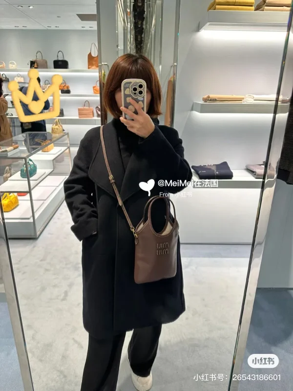 MiuMiu IVY皮革手袋包包-5BA281：圖片 2