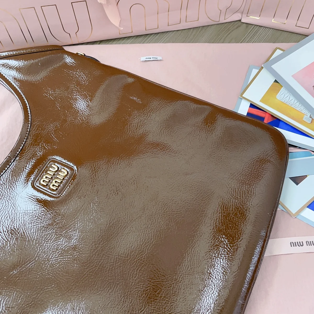MiuMiu Ivynaplakpateleatherbag-5BG231 7 MiuMiu Ivynaplakpateleatherbag-5BG231