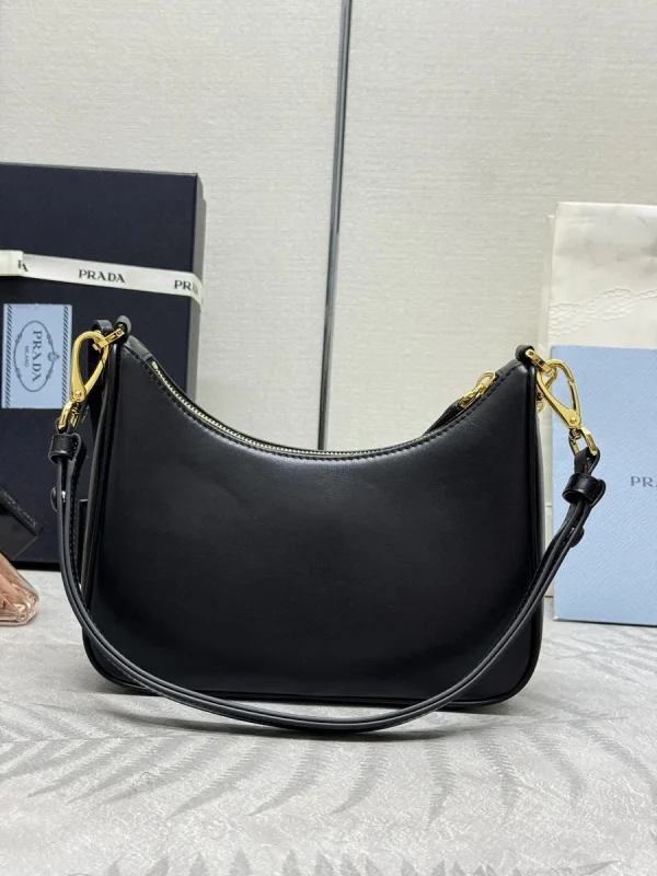 Prada Saffia 1BC204 小號粉色皮革托特包：圖片 5