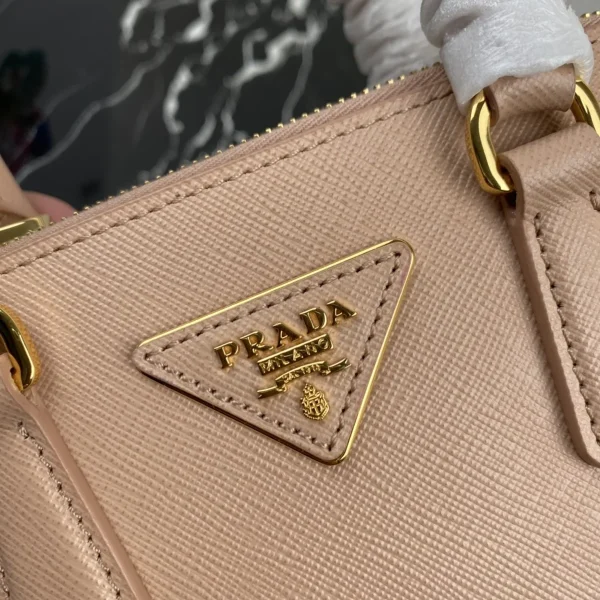 Prada Galleria 1BA906 小號粉色皮革手提包：圖片 6