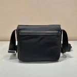 Prada ReNylon 1BD994 中號黑色尼龍單肩包：圖片 5