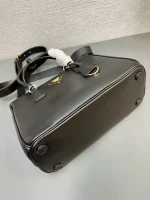 Prada Galleria 1BA863 中號黑色皮革單肩包：圖片 8