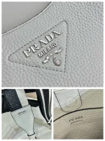 Prada Triangle 1BH191 小號黑色皮革單肩包：圖片 10
